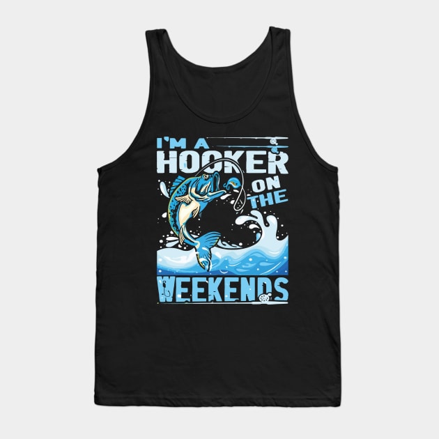 i'm a hocker on the weekends - Fishing Highlights Tank Top by rhazi mode plagget